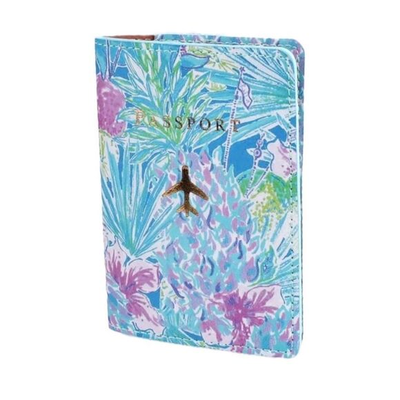 Tropical Floral Print Passport Case Cover - Picture 6 of 6